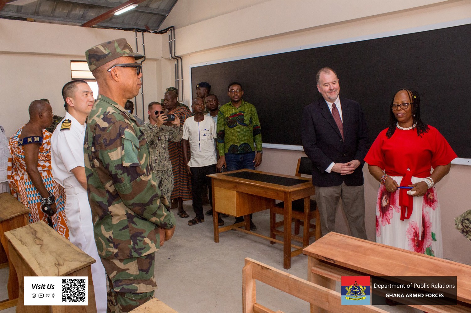 US EMBASSY AND GHANA NAVY COMMISSIONS 3-UNIT CLASSROOM BLOCK | Ghana ...