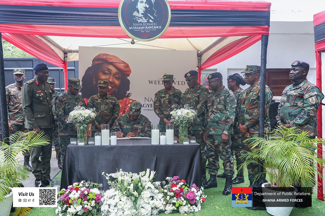 GAF Pays Tribute to Late Former First Lady Nana Konadu Agyeman-Rawlings - Image 3
