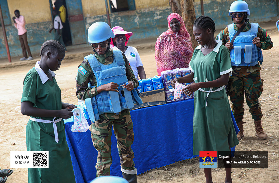 UNISFA GHANBATT 4 EDUCATES SCHOOL GIRLS