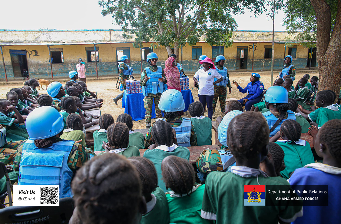 UNISFA GHANBATT 4 EDUCATES SCHOOL GIRLS - Image 2
