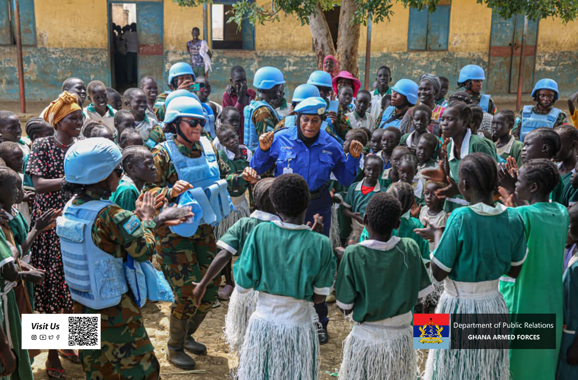 UNISFA GHANBATT 4 EDUCATES SCHOOL GIRLS - Image 3