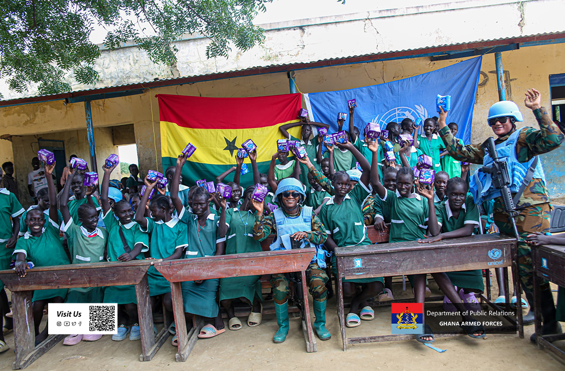 UNISFA GHANBATT 4 EDUCATES SCHOOL GIRLS - Image 4
