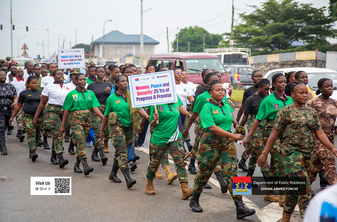 GAF ORGANISES WALK TO COMMEMORATE UNSCR 1325 - Image 2