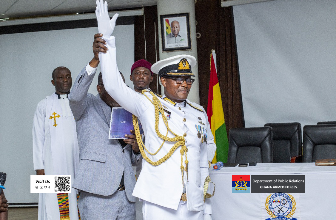 NAVTRAC HOLDS INDUCTION SERVICE FOR COMMODORE AGAMBIRE