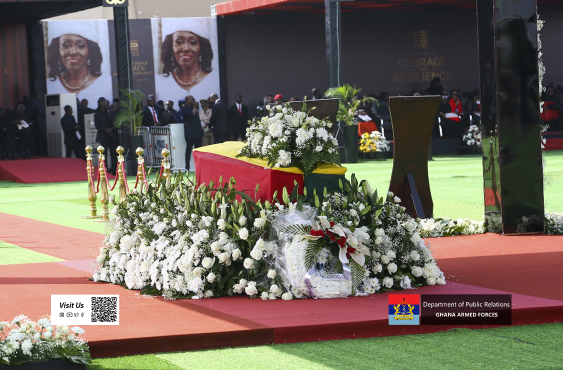 GHANA BIDS FAREWELL TO NANA KONADU AGYEMAN-RAWLINGS