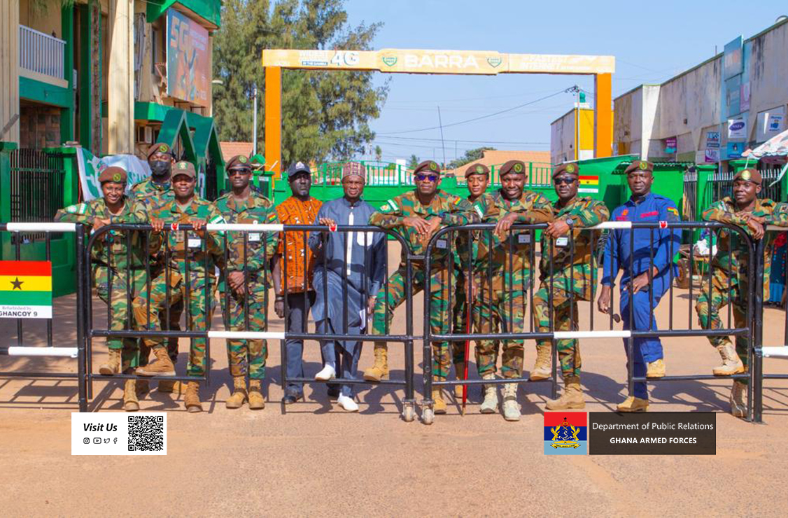 ECOMIG GHANCOY 9 Donates Swing Gate and Security Post to Barra Ferry Terminal Authority - Image 2