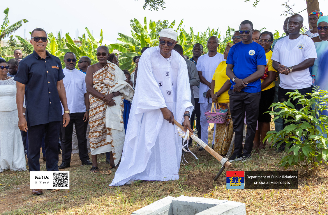 CNS BREAKS GROUND FOR FIRST CATHOLIC CHURCH IN GHANA NAVY