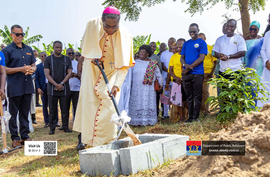 CNS BREAKS GROUND FOR FIRST CATHOLIC CHURCH IN GHANA NAVY - Image 2