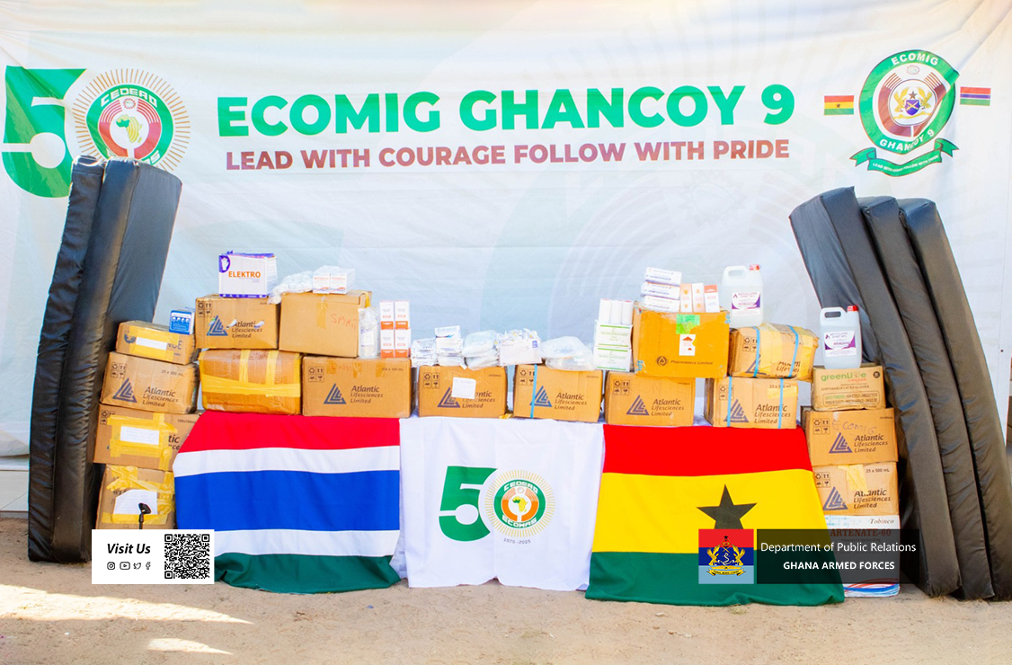 ECOMIG GHANCOY 9 Donates Medical Supplies to Essau General Hospital - Image 3